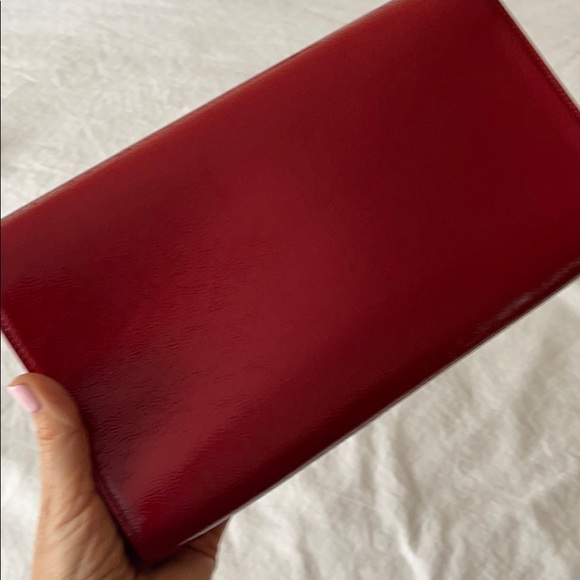 YSL ❌SOLD ❌red clutch authentic ! - Picture 8 of 11